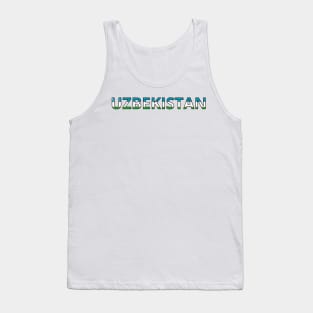 Drapeau  Uzbekistan Tank Top